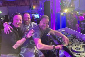 Drie DJ's Sander, Sno en Marcel